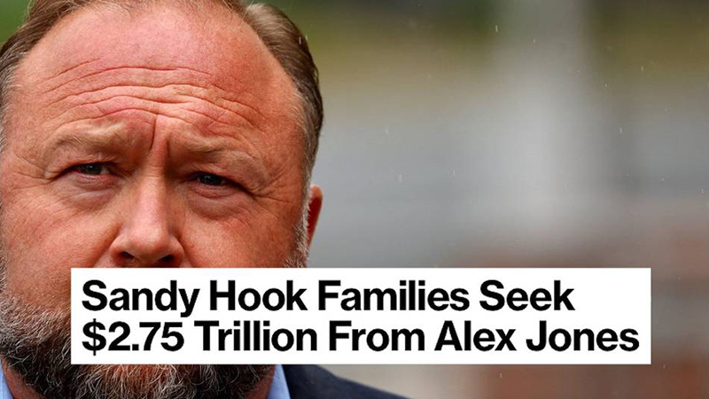 Sandy Hook Families Seek (Wait For It) 2.75 TRILLION Dollars From Alex Jones!