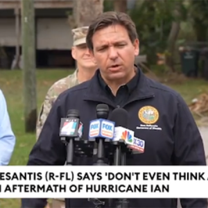 “We’re A Second Amendment State”: DeSantis Puts Looters On Notice After Hurricane Ian