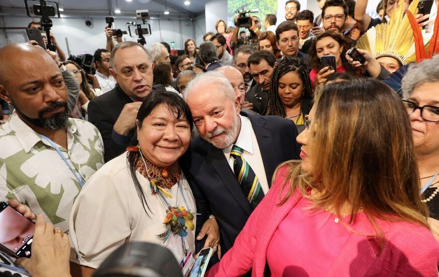 Expectations Run High as an Exuberant Lula Speaks at Climate Summit