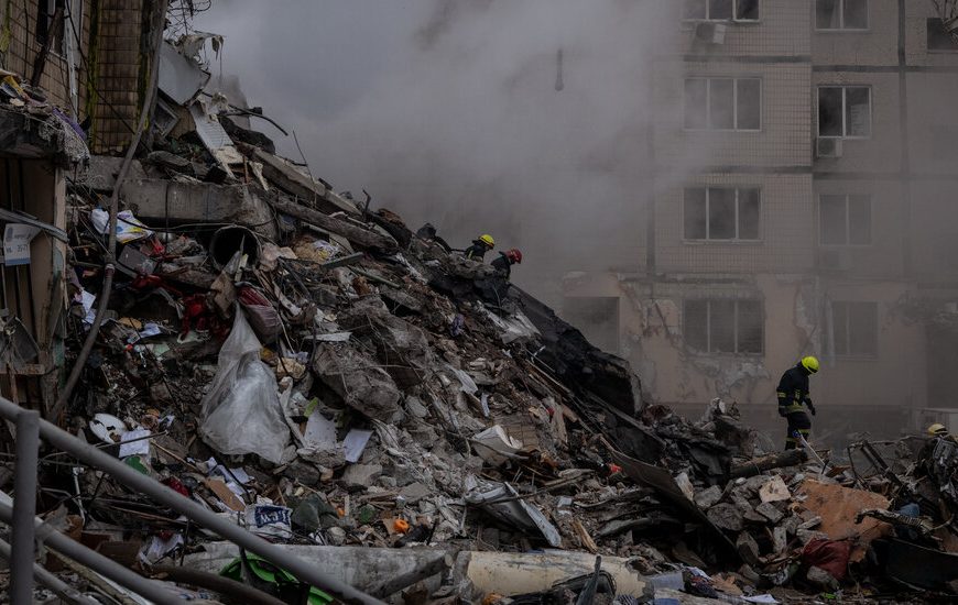 Death Toll Rises After Russian Strike Destroys Apartment Block