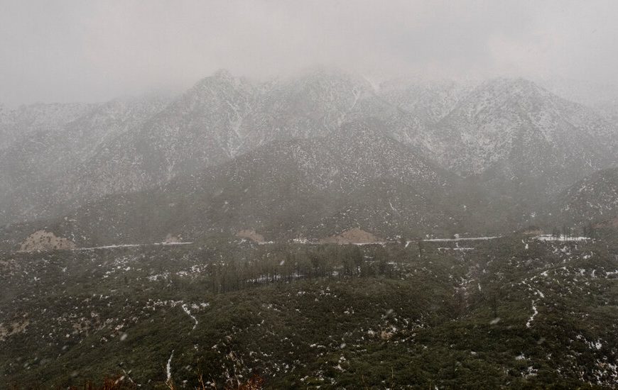 In the Los Angeles Area, Snow Up High, and Flooding Down Below