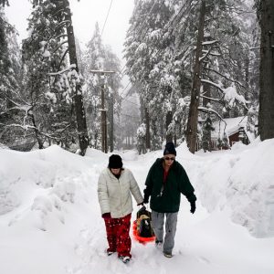 Record Snowfall in California Leaves Many Stranded