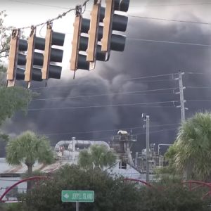 Georgia Factory Inferno Prompts Evacuation Order