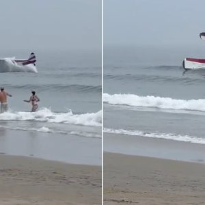 Wild Video: Plane Crash at Busy New Hampshire Beach